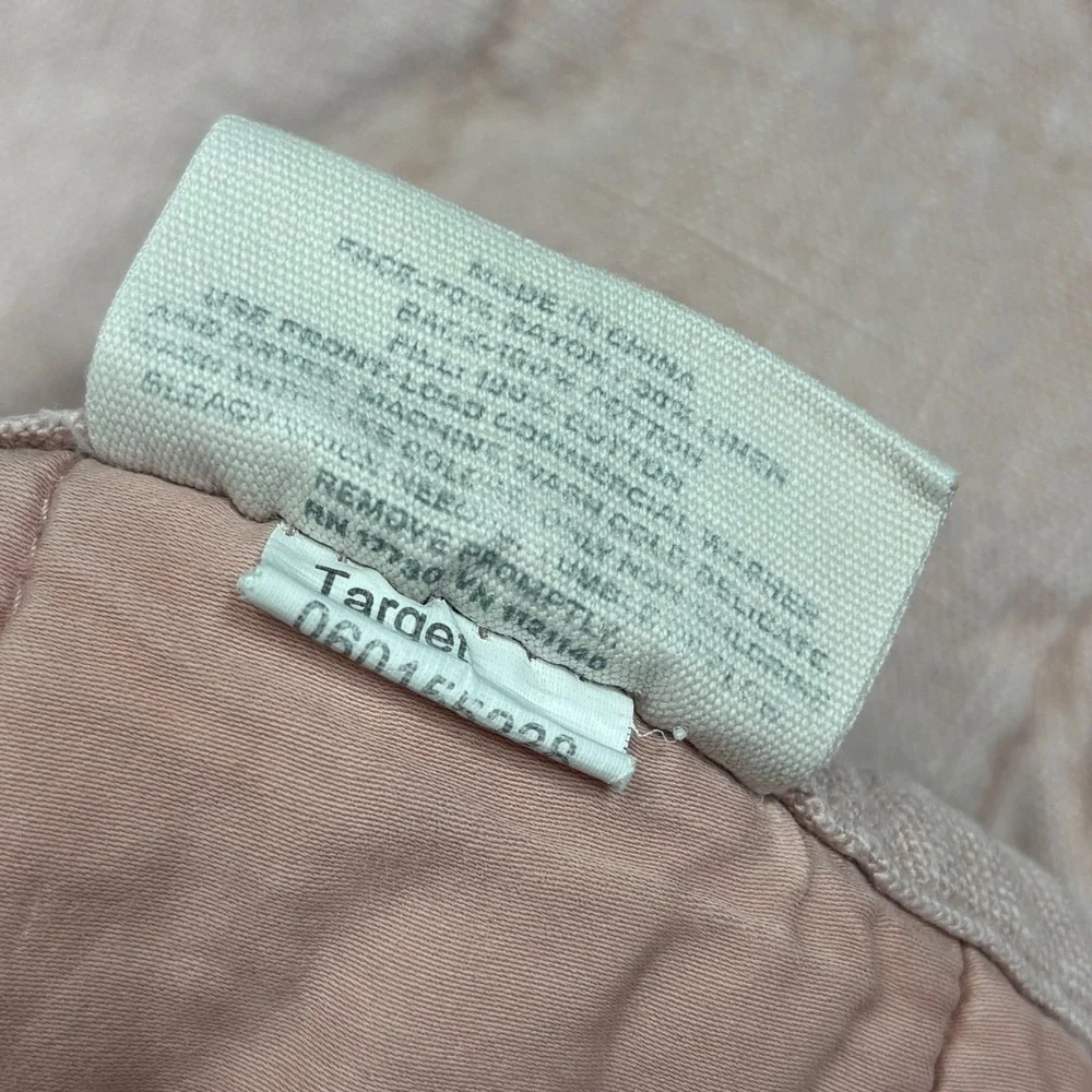 Casaluna Heavyweight Quilt Linen Blend Blush Pink Textured Solid Boho King Plus
